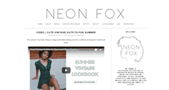 Desktop Screenshot of neon-fox.com